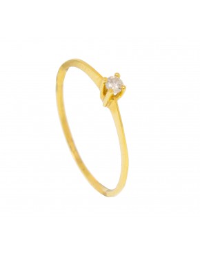 Anel solitário de Brilhante - 0013391 Anel solitário de Brilhante - 0013391